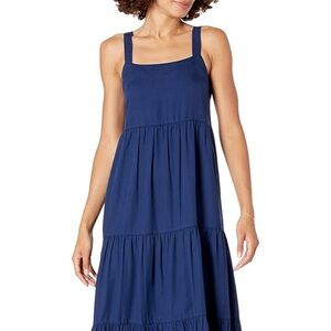 Navy blue maxi dress